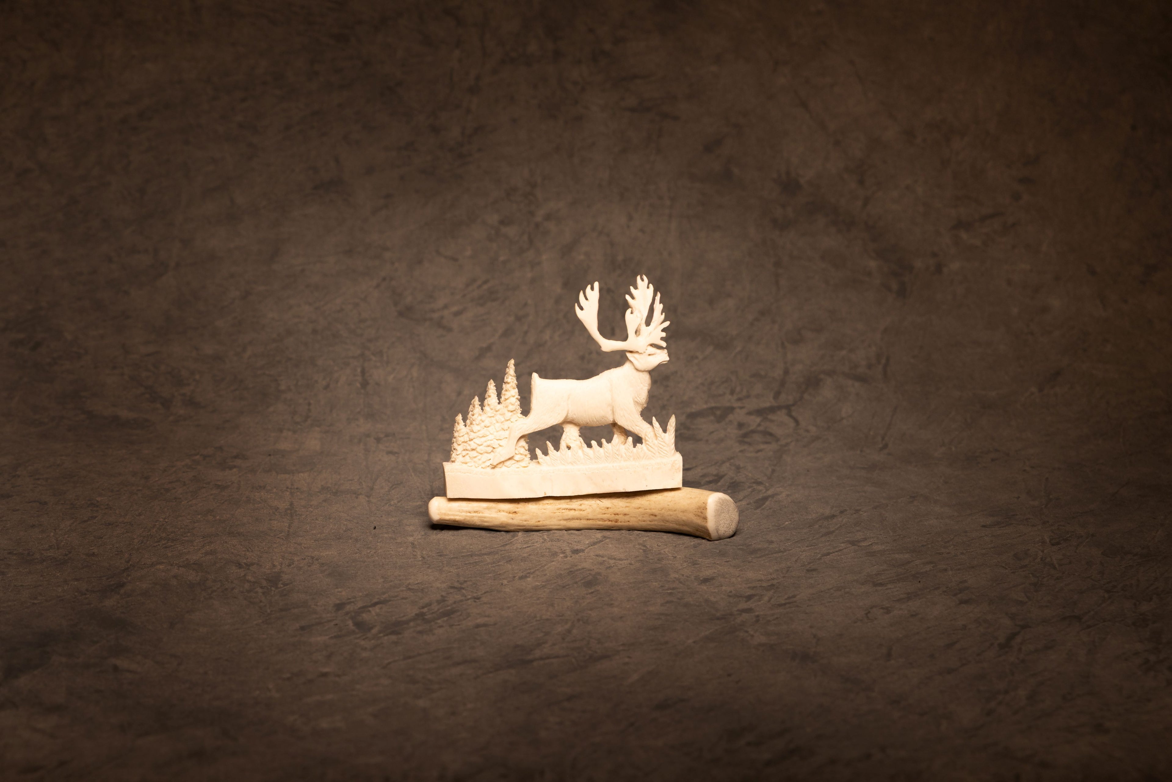 Small Moose Carving (Elk)