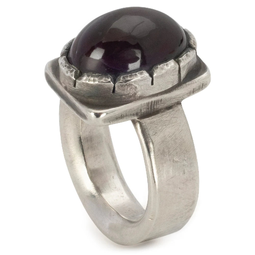 Joe O'Neil Navajo Sugilite sterling silver ring product view