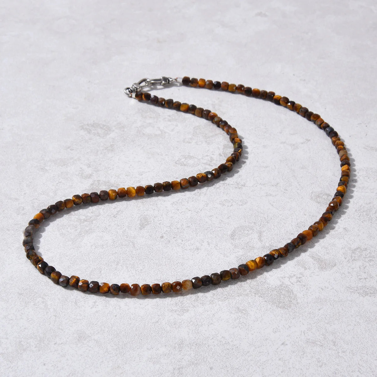 4mm Faceted Cube 21" Necklace / Multi wrap Bracelet