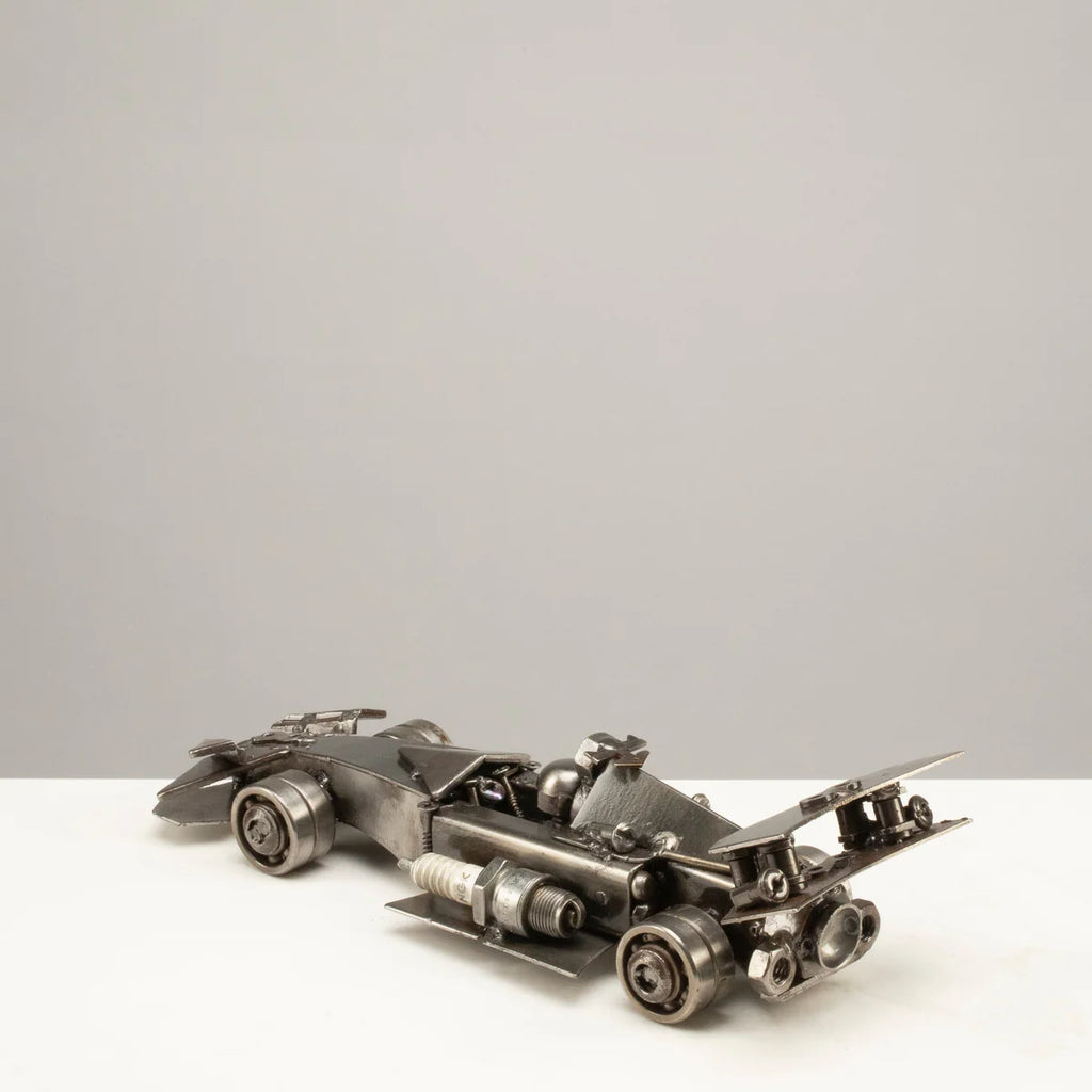 10.5" F1 (Formula 1) Recycled Metal Car