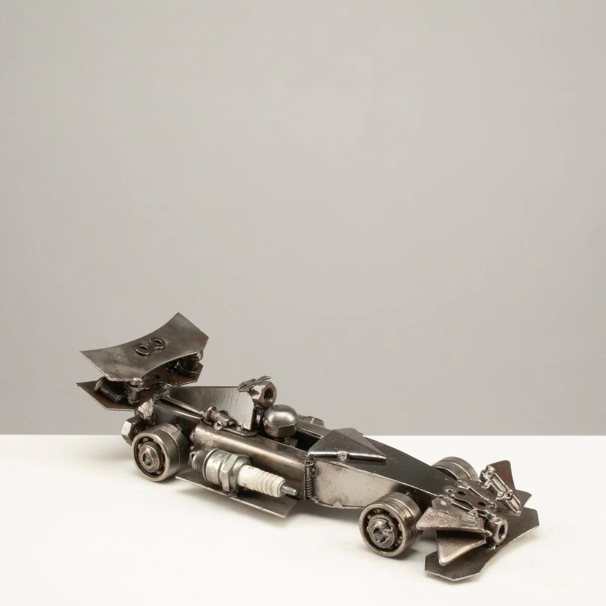 10.5" F1 (Formula 1) Recycled Metal Car