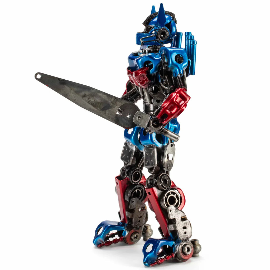 22" Optimus Prime Inspired Recycled Metal Art Sculpture