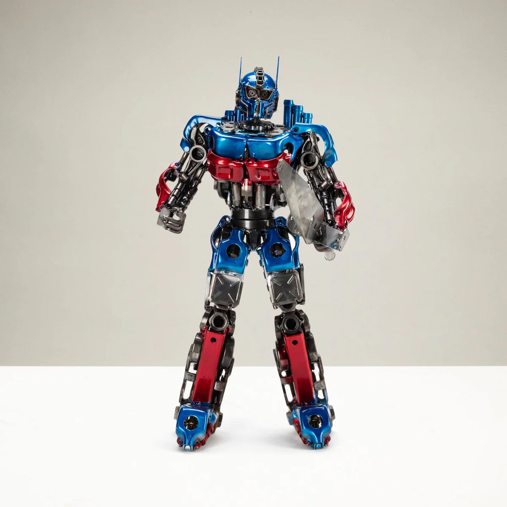 22" Optimus Prime Inspired Recycled Metal Art Sculpture