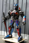 55" Optimus Prime Inspired Recycled Metal Art Sculpture