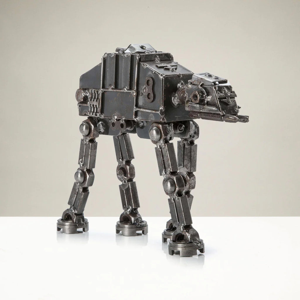 AT-AT Inspired Recycled Metal Sculpture