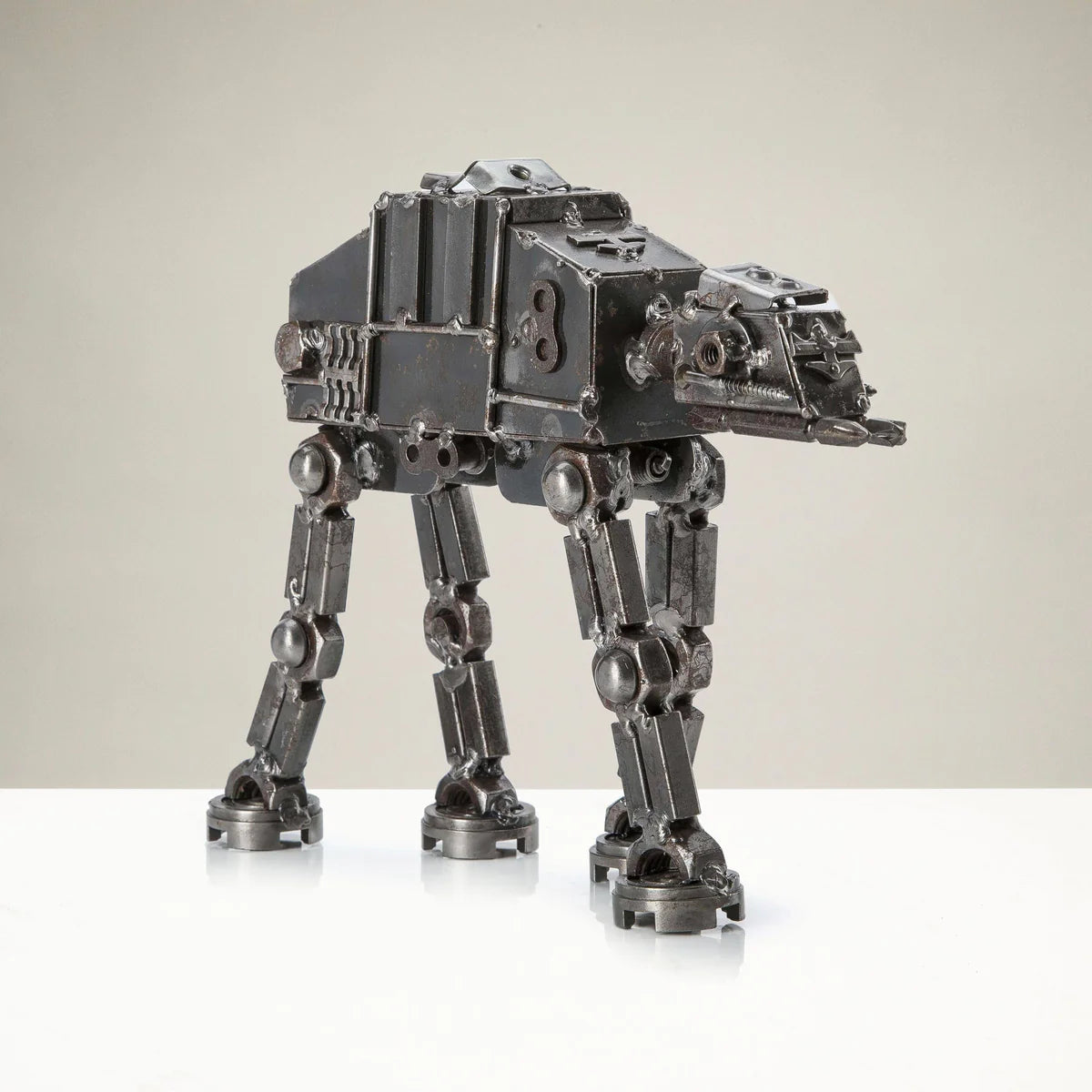 AT-AT Inspired Recycled Metal Sculpture