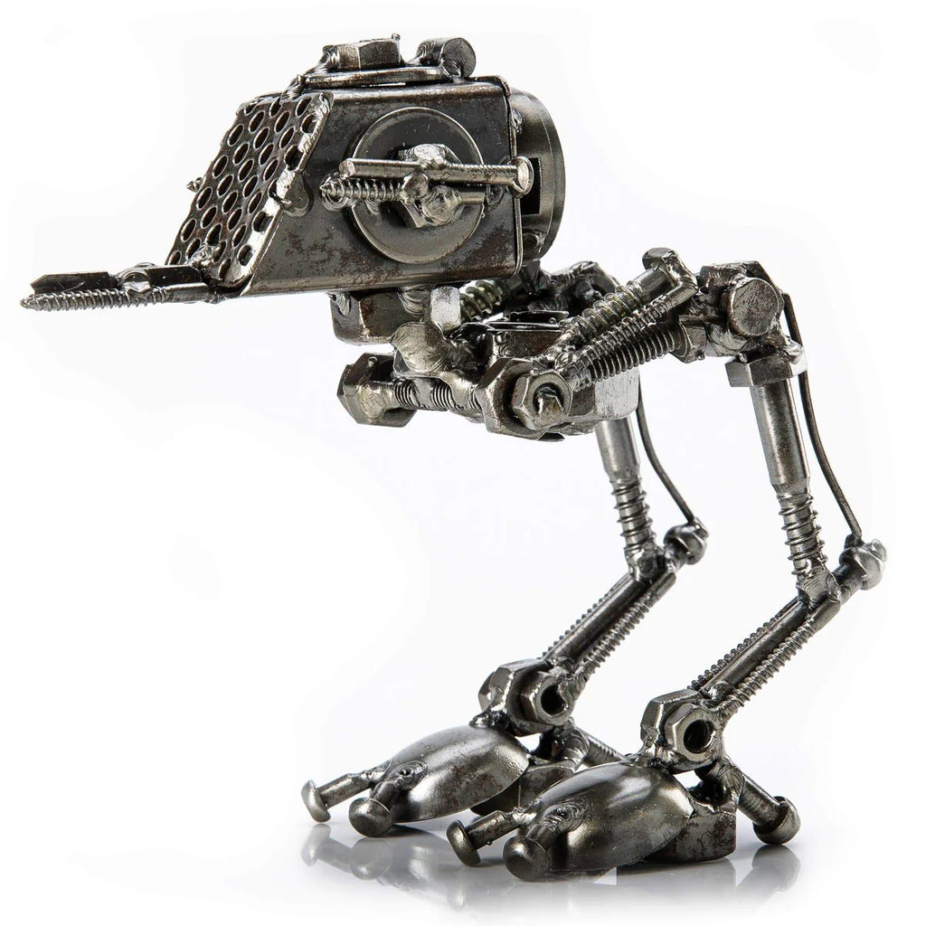 AT-ST Inspired Recycled Metal Sculpture