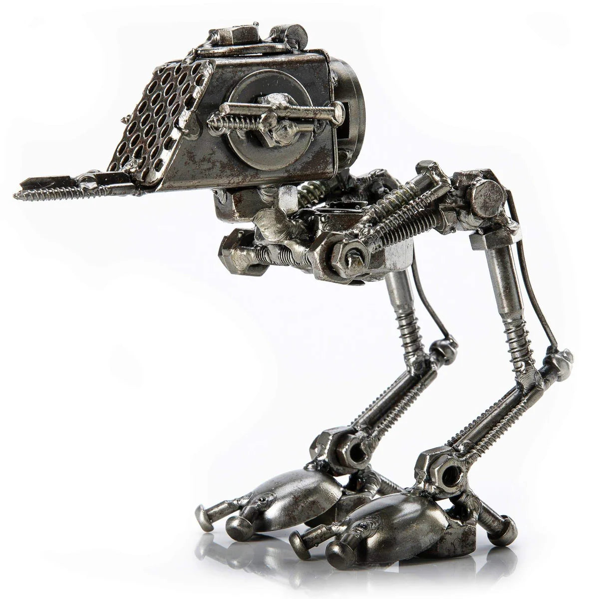 AT-ST Inspired Recycled Metal Sculpture