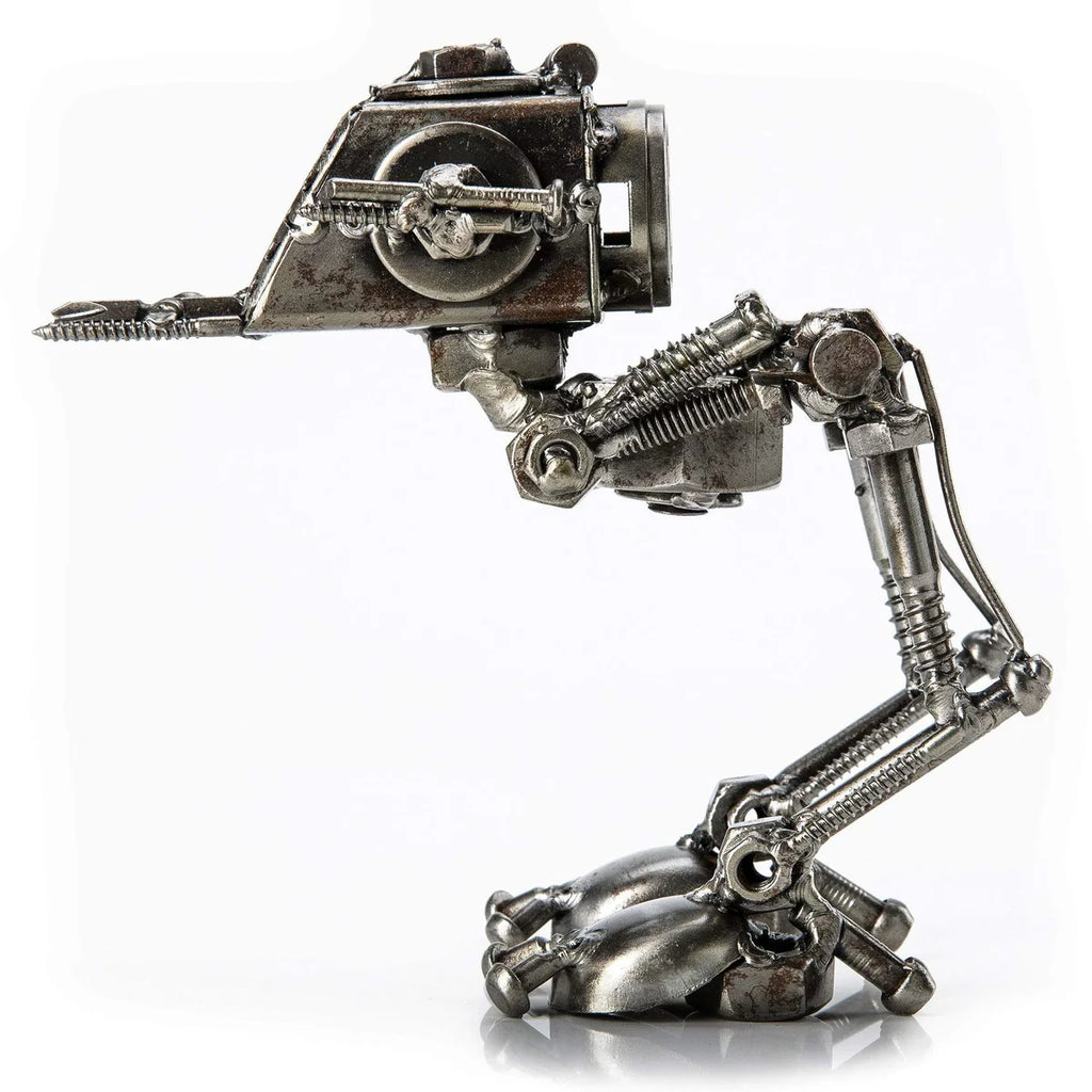 AT-ST Inspired Recycled Metal Sculpture