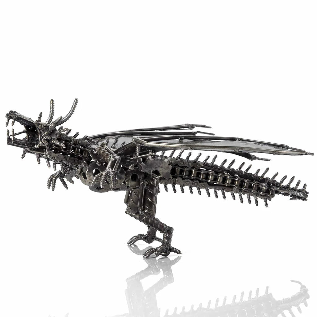 Dragon Original Recycled Metal Sculpture