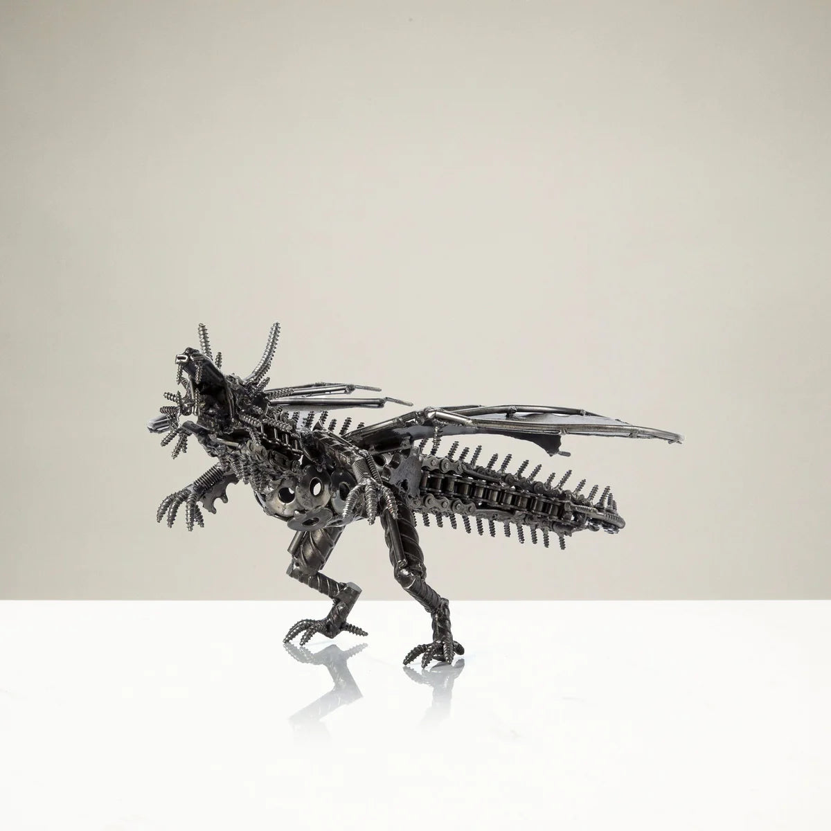 Dragon Original Recycled Metal Sculpture