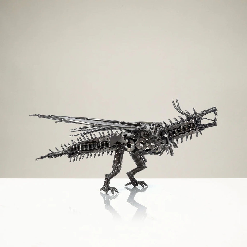 Dragon Original Recycled Metal Sculpture