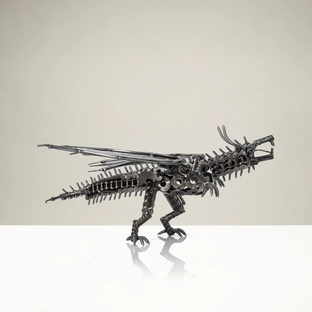 Dragon Original Recycled Metal Sculpture