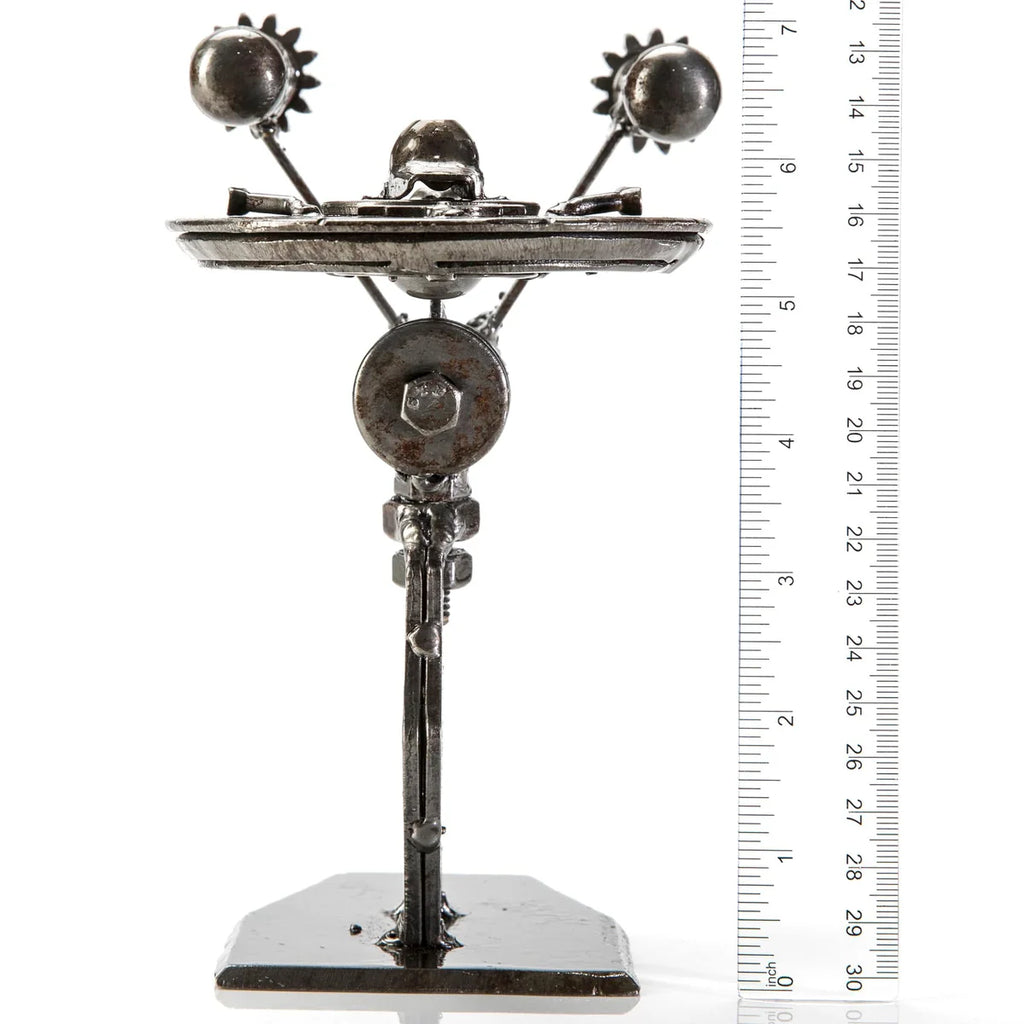 Enterprise Star Trek Inspired Recycled Metal Sculpture