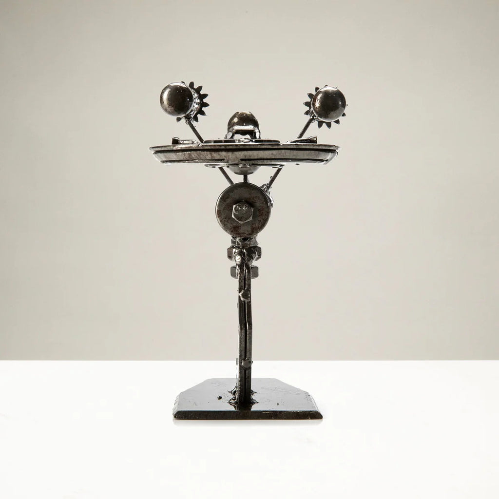 Enterprise Star Trek Inspired Recycled Metal Sculpture