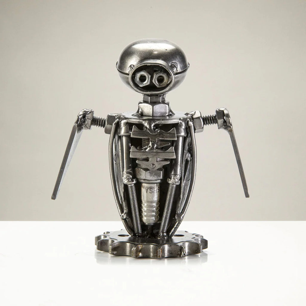Eve Inspired Recycled Metal Sculpture