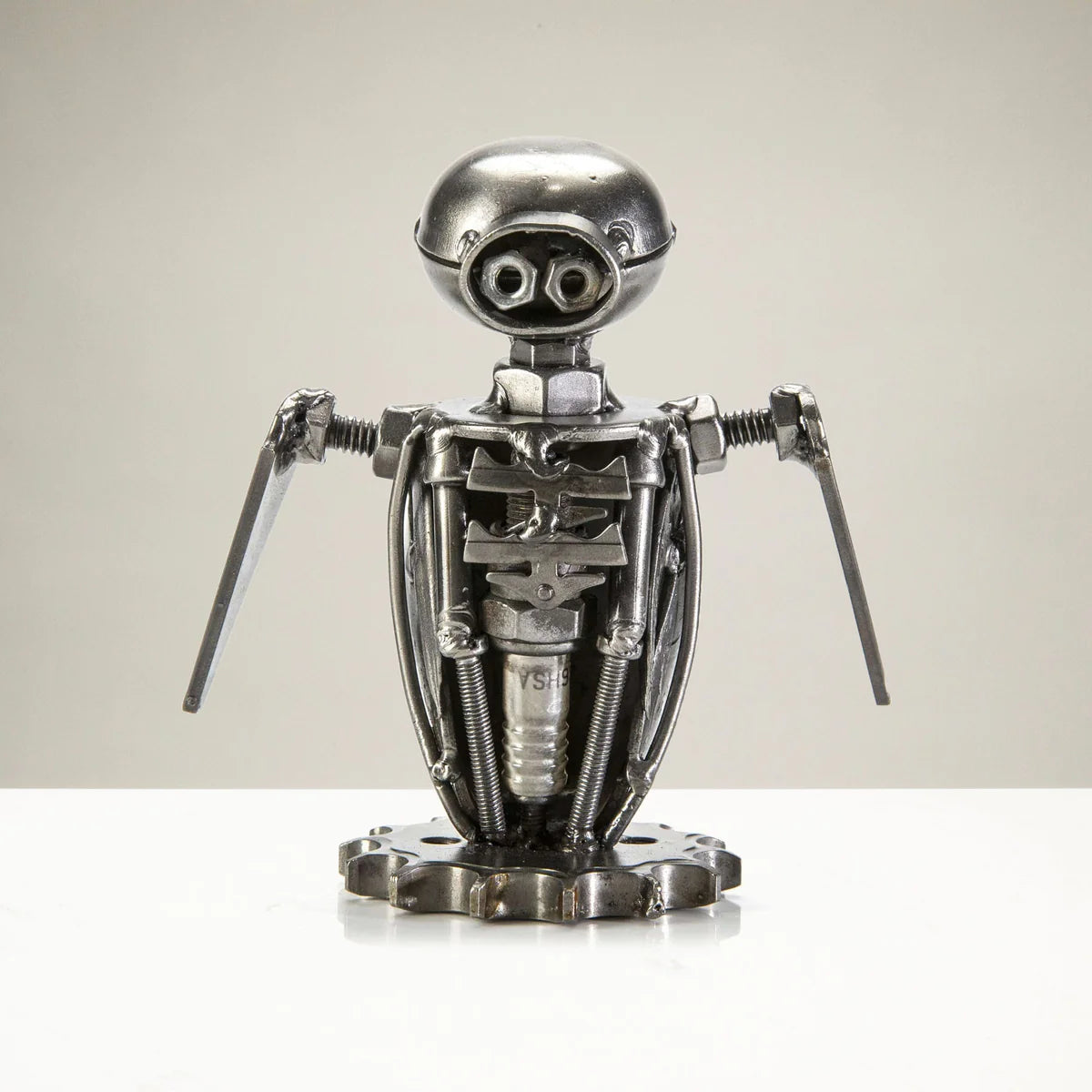 Eve Inspired Recycled Metal Sculpture