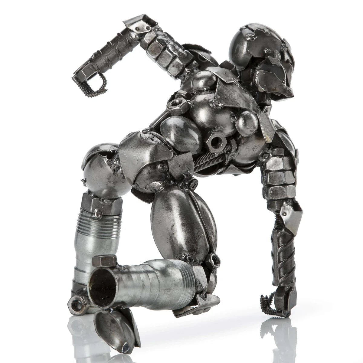 Iron Man Inspired Recycled Metal Sculpture