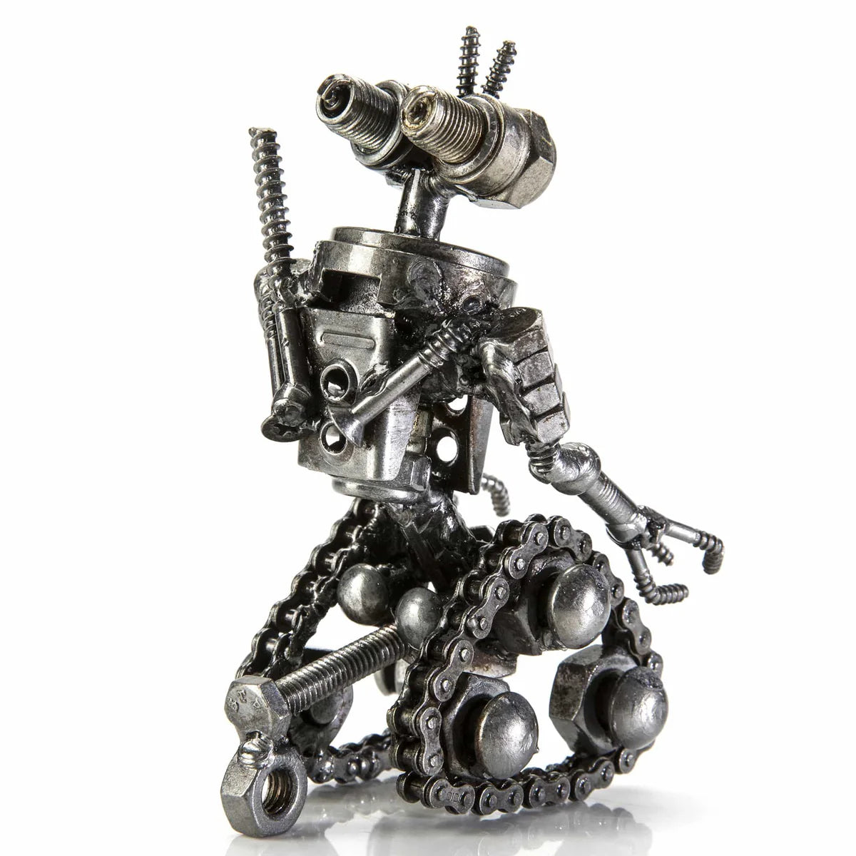 Johnny-5 Inspired Recycled Metal Sculpture