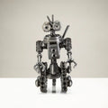 Johnny-5 Inspired Recycled Metal Sculpture