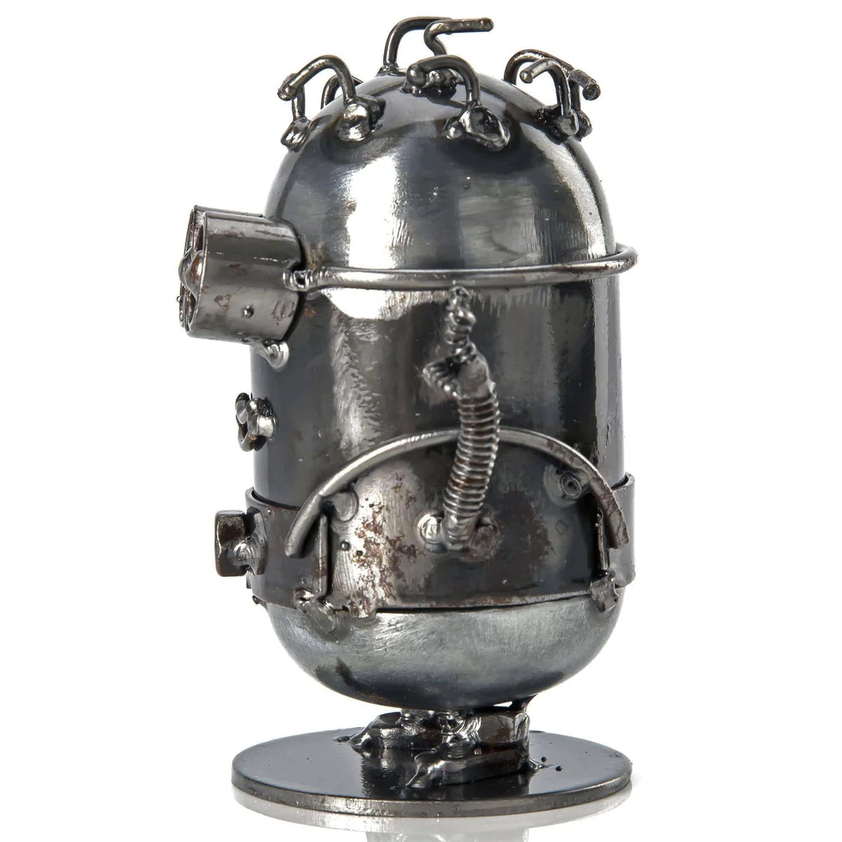 Minion Victory Inspired Recycled Metal Sculpture