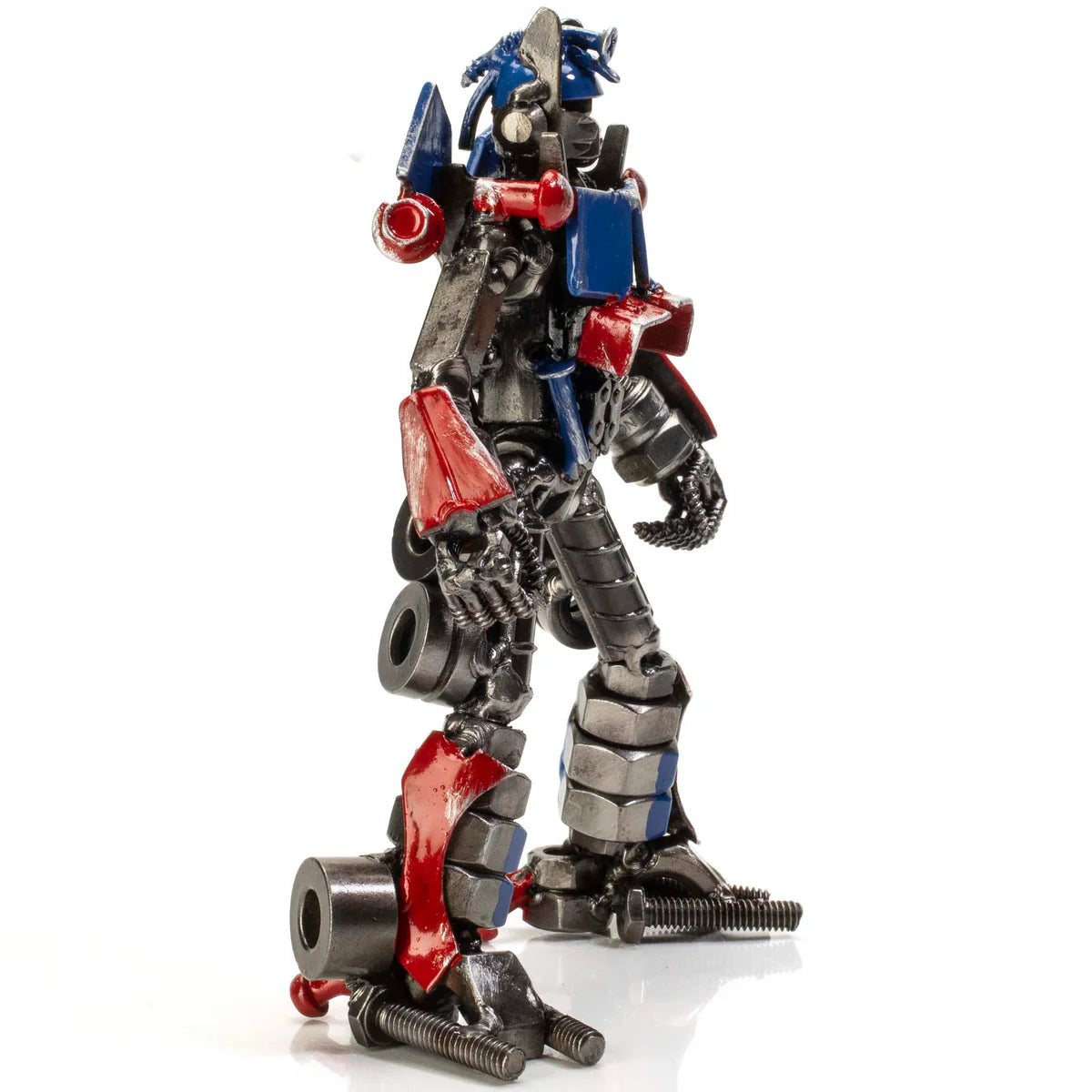 7" Optimus Prime Inspired Recycled Metal Sculpture
