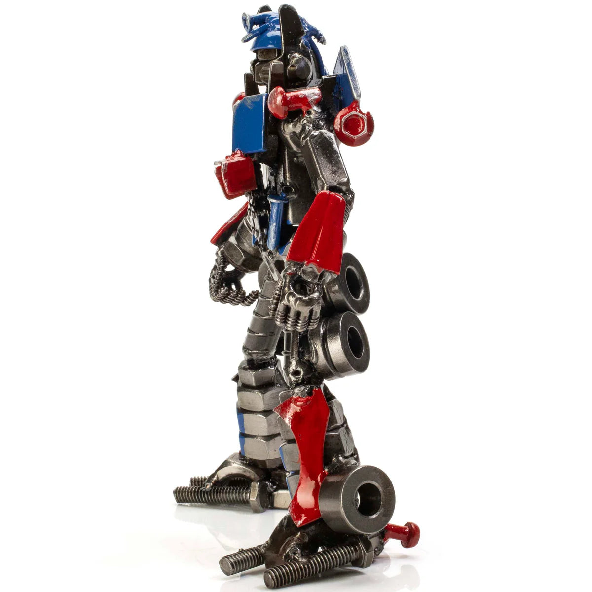 7" Optimus Prime Inspired Recycled Metal Sculpture
