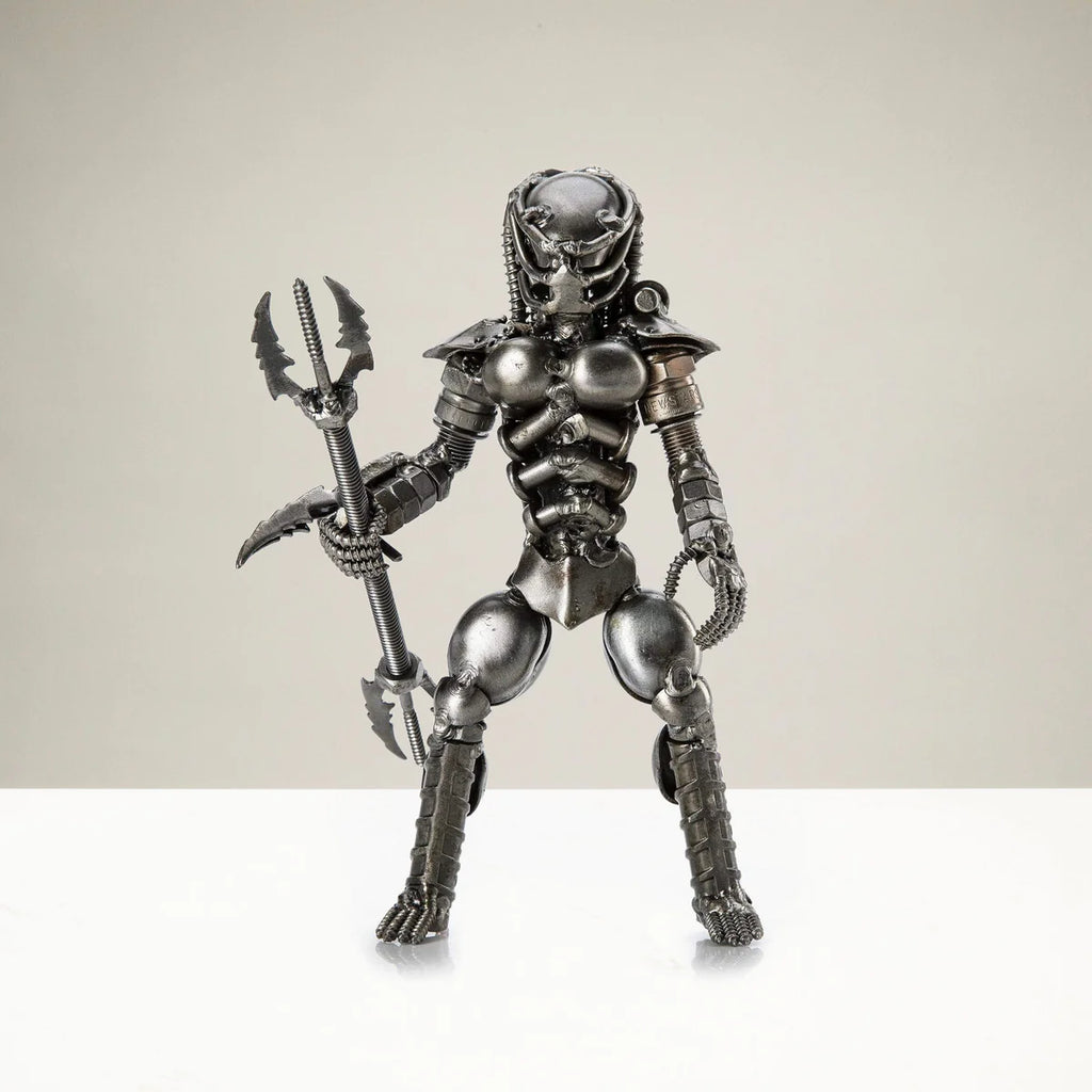 Predator Inspired Recycled Metal Sculpture