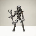 Predator Inspired Recycled Metal Sculpture