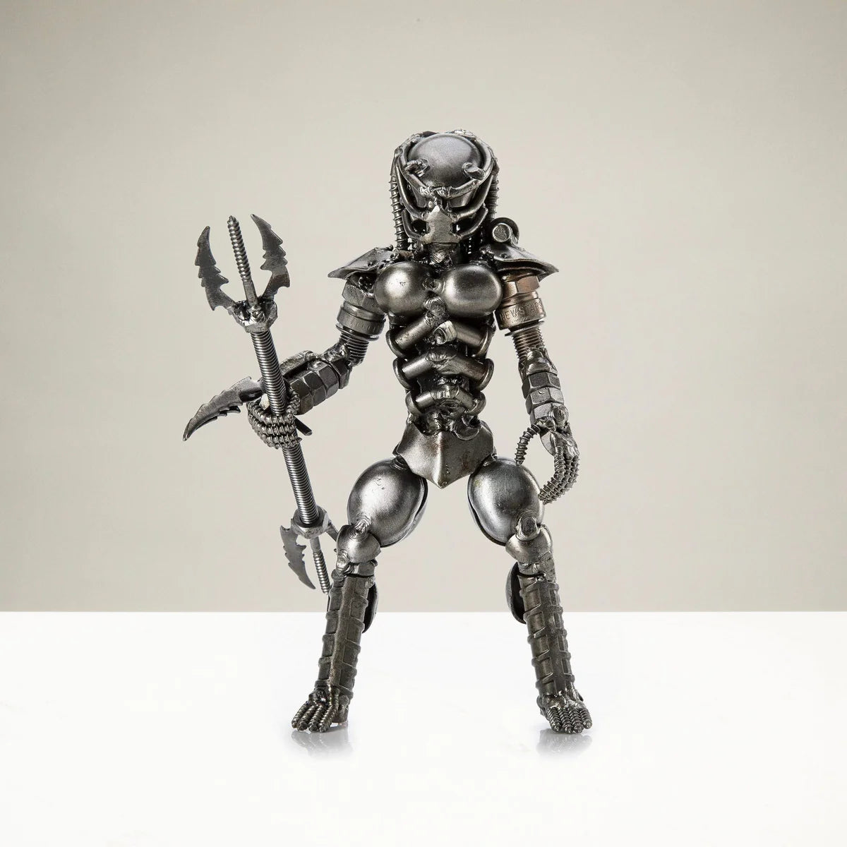 Predator Inspired Recycled Metal Sculpture