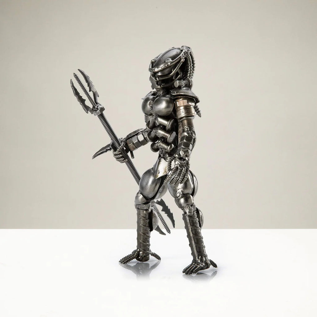 Predator Inspired Recycled Metal Sculpture