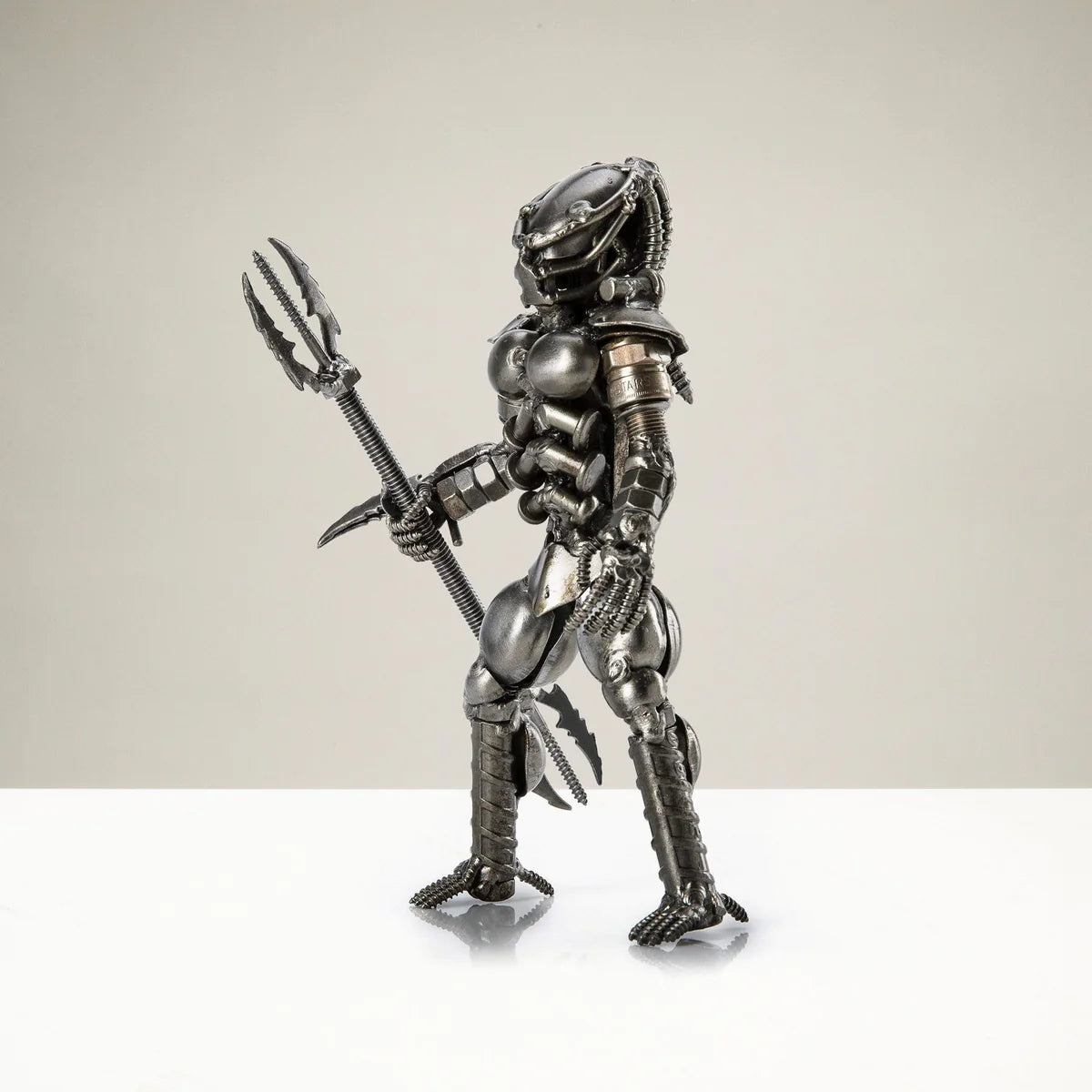 Predator Inspired Recycled Metal Sculpture