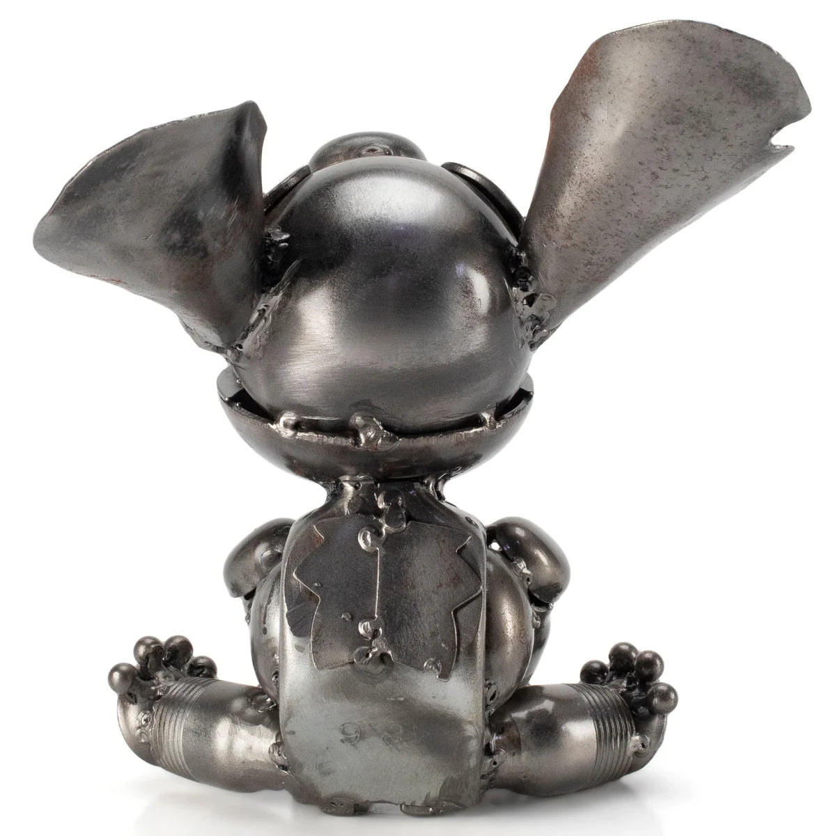 Stitch Inspired Recycled Metal Sculpture