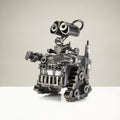 Wall-E Inspired Recycled Metal Sculpture