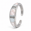Randy Polk Fossilized Shell & Diamond Women's Bracelet — 6152