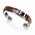 Randy Polk Rhodolite Garnet Men's Bracelet — Design 4