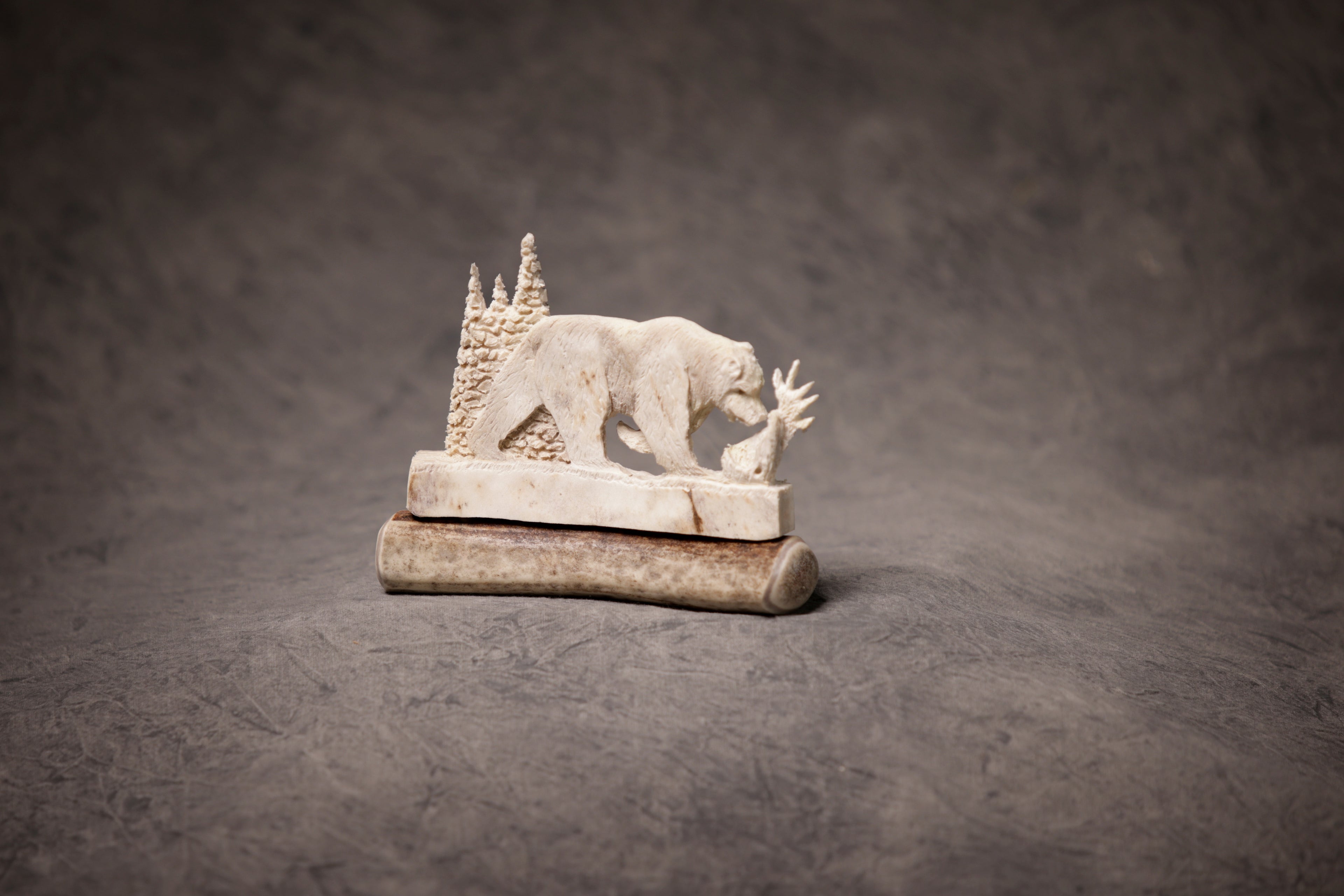 Small Moose Carving (Bear)